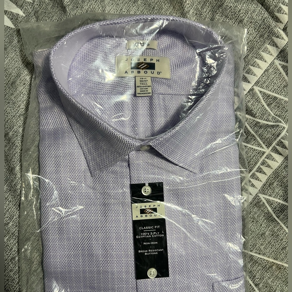 Brand New Unopened Joseph Abboud Men’s 18 1/2 36-37 Tall Dress Shirt